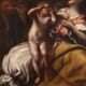 17th-century religious painting, Abraham sending away Hagar.