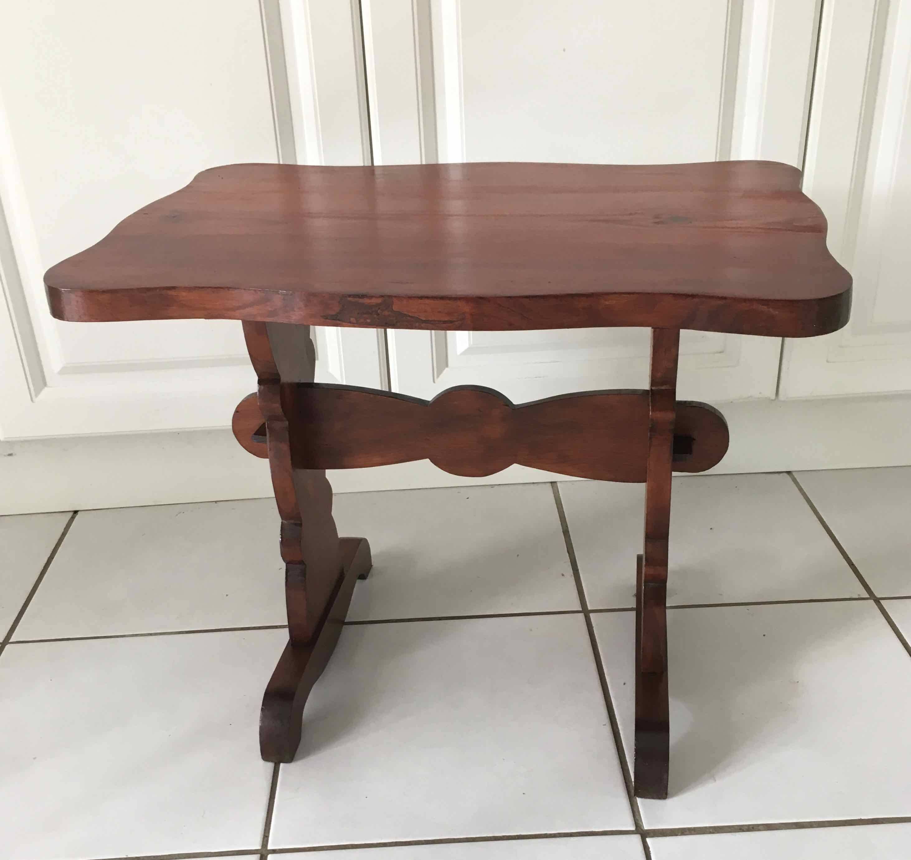 Table basse de chalet, style montagnard