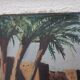Orientalist painting "Ramparts of Marrakech"