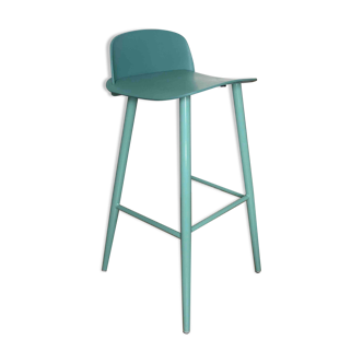 Muuto style celadon green high stool