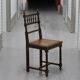 Paire de chaises cannées en bois