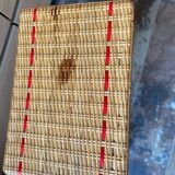 Table en rotin vintage