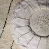 Leather Pouf
