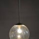 Mid-Century Chandelier in Glass and Brass by Kamenický Šenov, Czech, 1960s