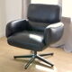 Beautiful Armchair of Otto Zapf for KNOLL black leather