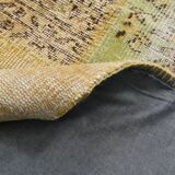 Yellow Mustard Large Vintage Rug, 204x306Cm