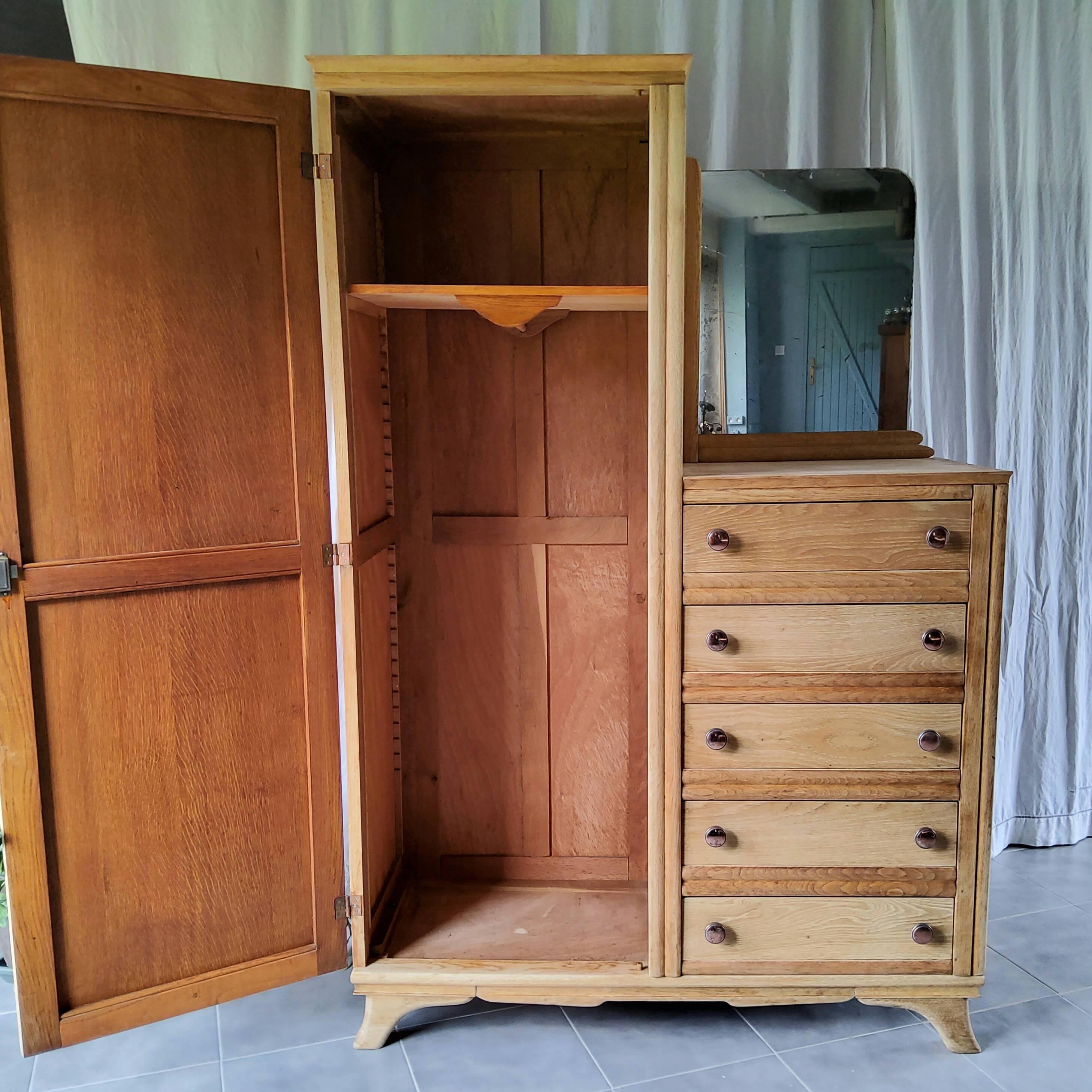 Asymmetrical wardrobe, 50s