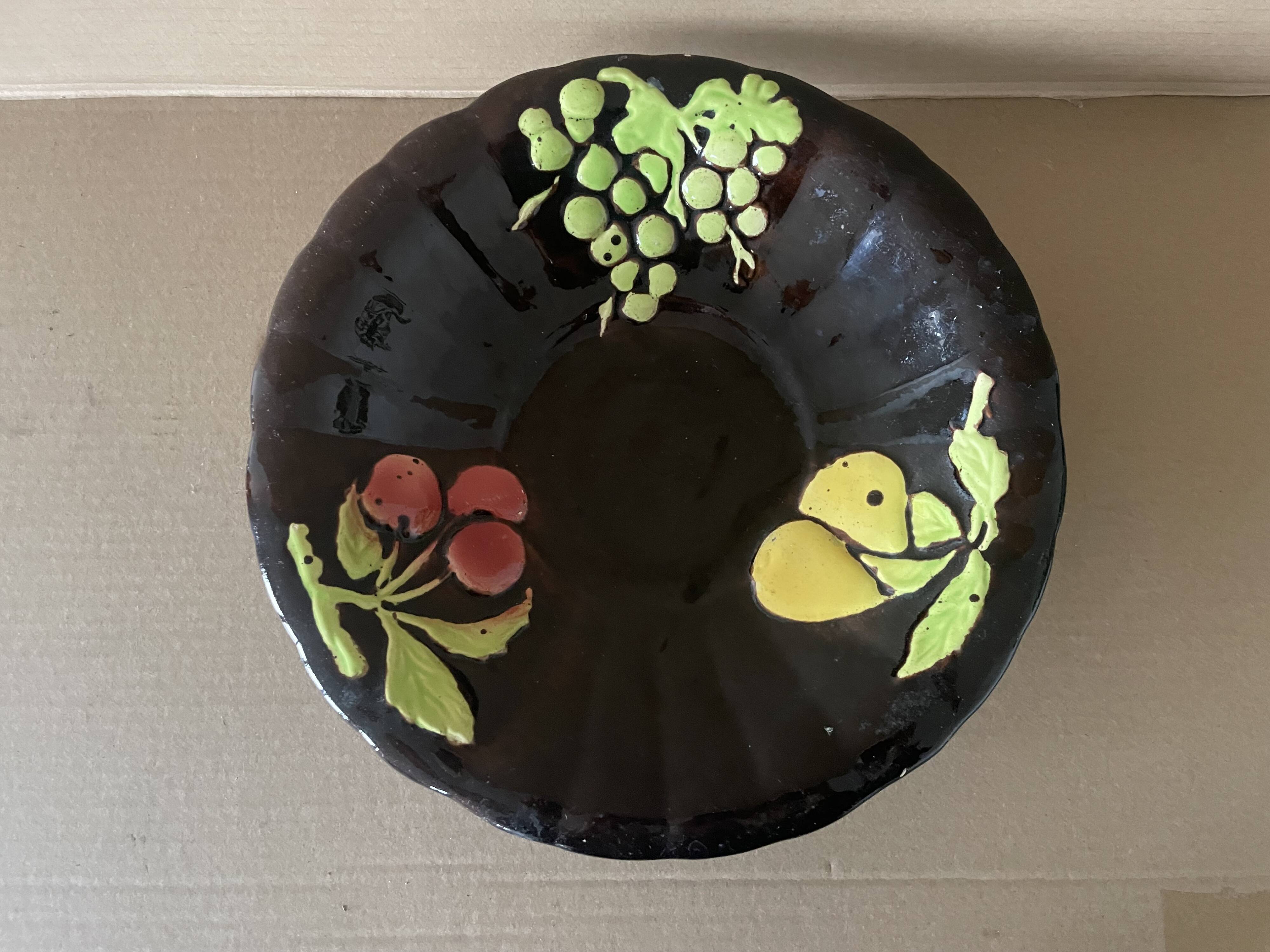 Antique ceramic dish