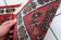 Vintage persian carpet hamadan handmade 40cm x 56cm 1970s
