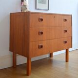 Scandinavian chest of drawers teak vintage 1960