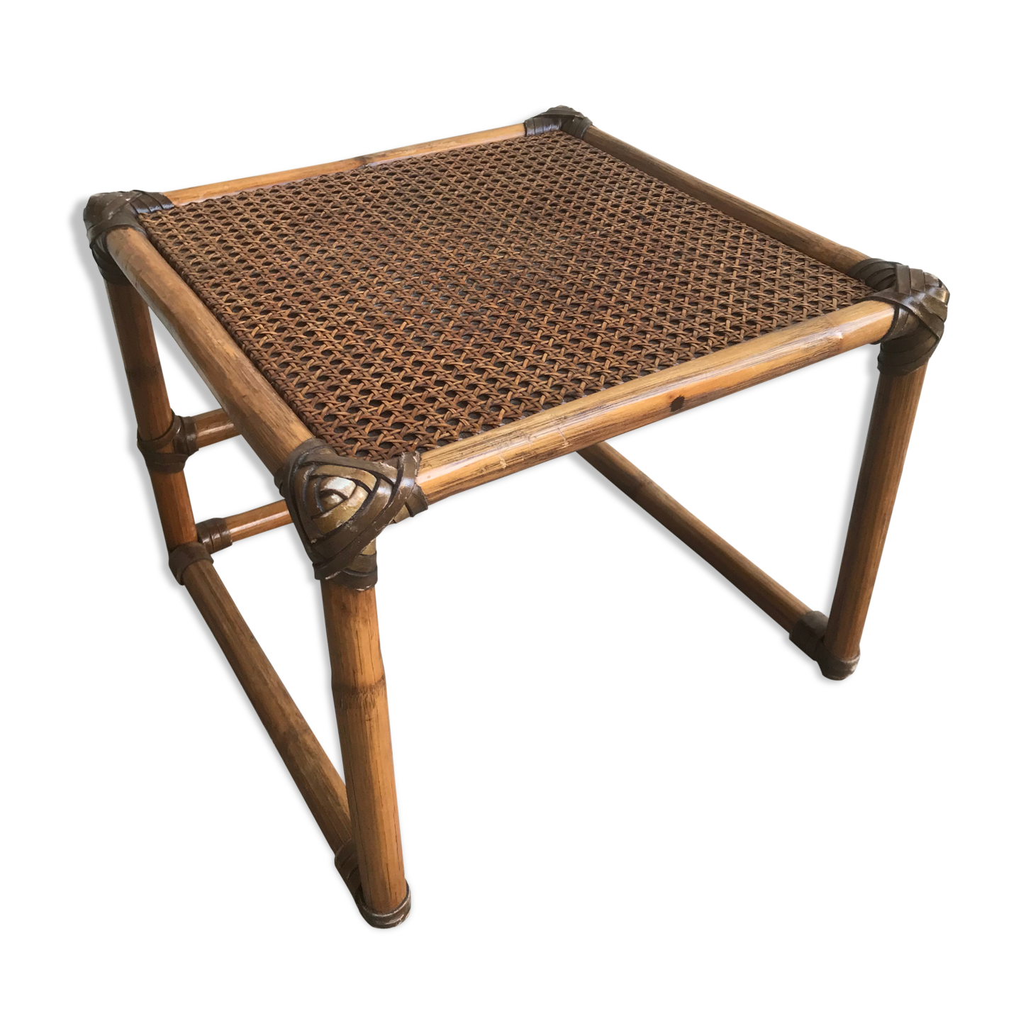 Rattan coffee table 60
