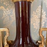 Porcelain lamp signed Charles Ficquenet