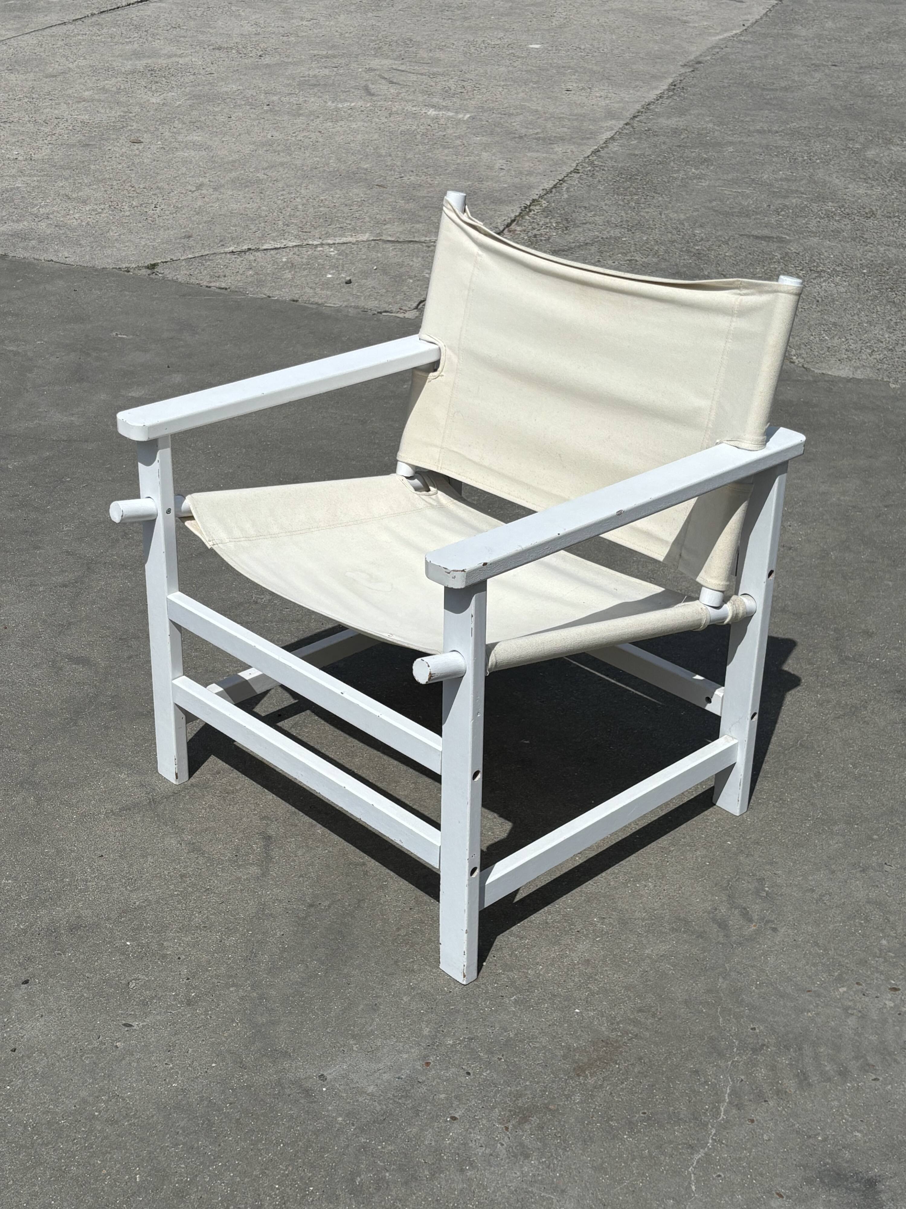 Vintage Hyllinge Møbler - Safari Chair - Easy chair 70's Design