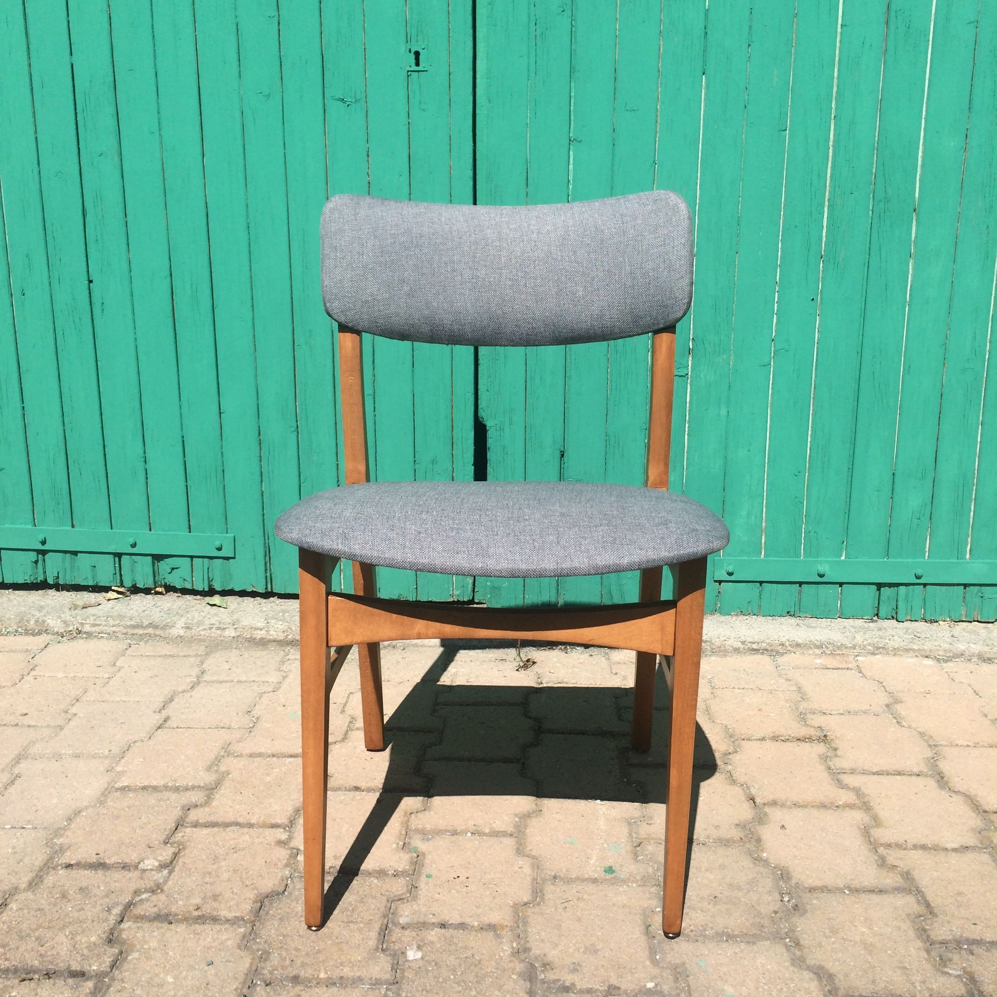 Scandinavian chair in restored solid beech