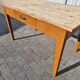 Old vintage fir kitchen desk table