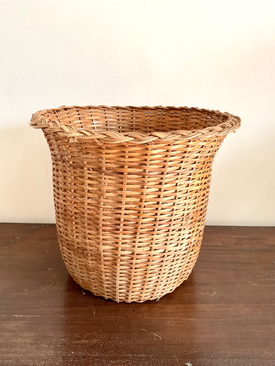 Vintage wicker basket