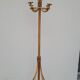 Vintage rattan coat rack - 1950s
