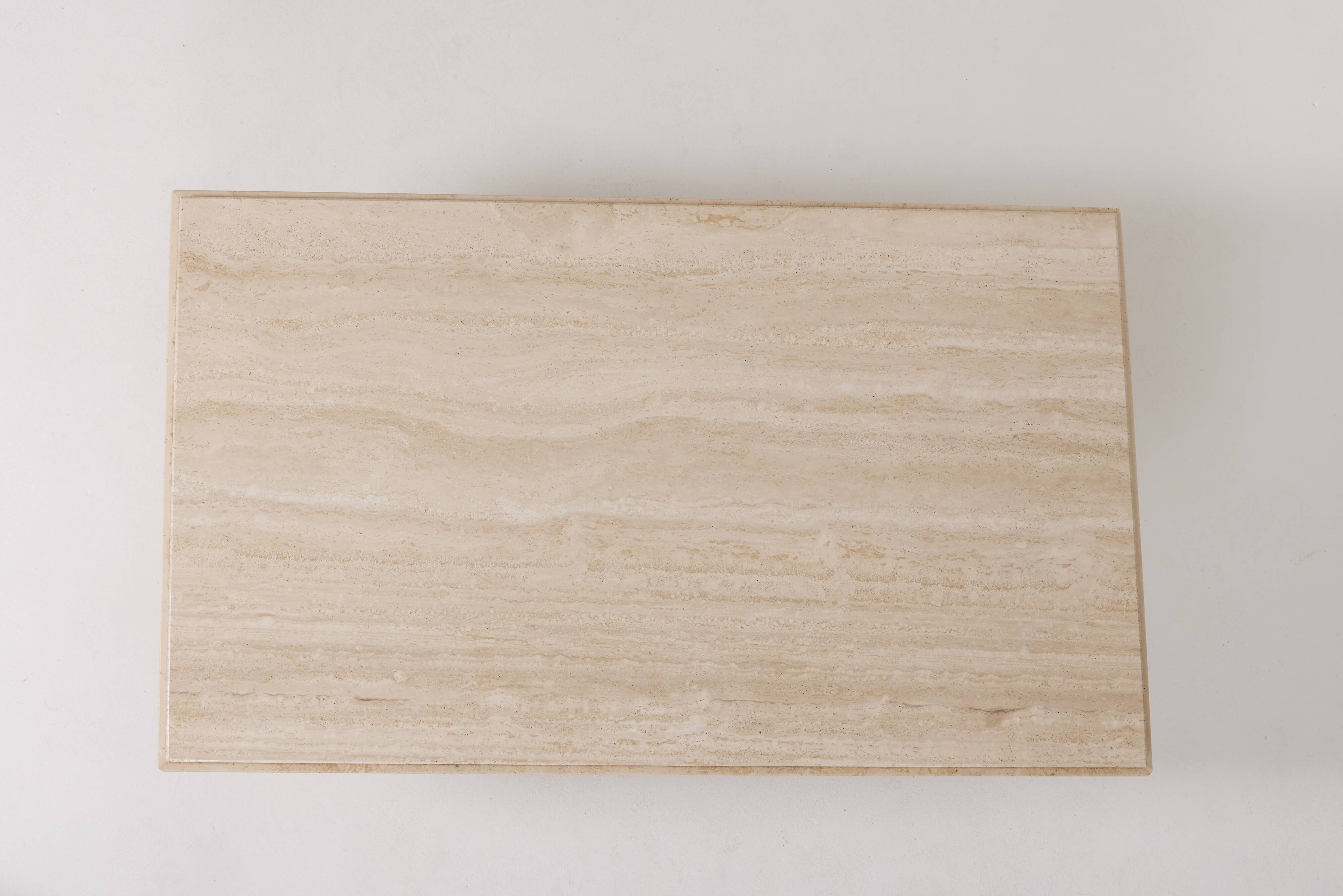 Travertine coffee table, 1970s