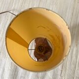 Lampe vintage orme et fleurs séchées