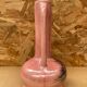 Antique Pink Ceramic Vase Glazed Black Decor Vintage