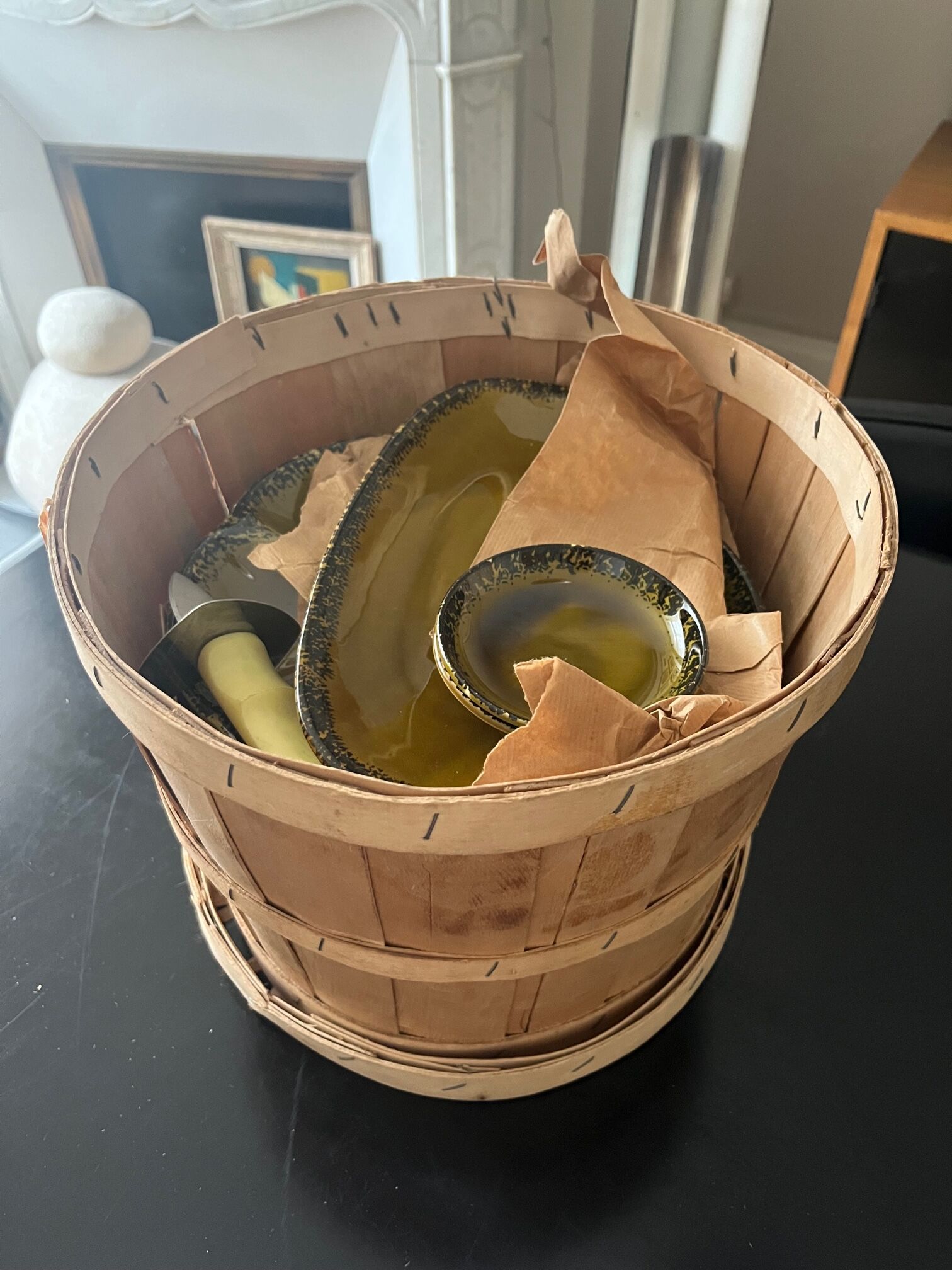 Gien earthenware oyster service