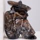 Vintage Onyx and White Marble Bookends, Sombrero Design, Mexico, 1970s