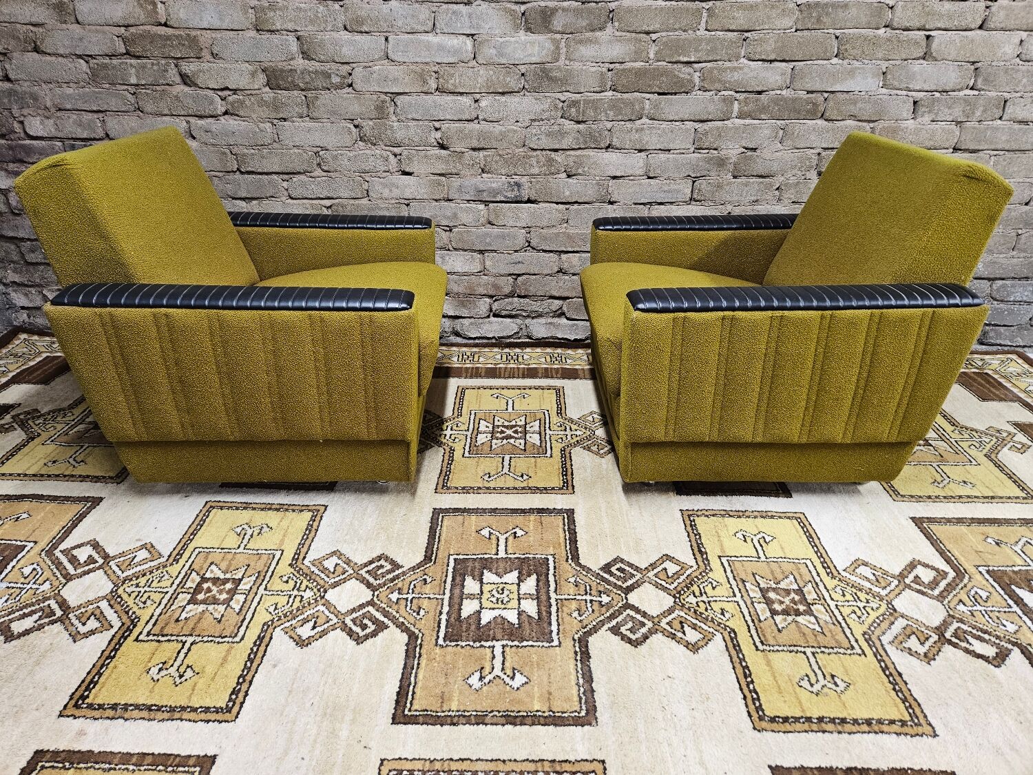 Pair of vintage armchairs 1960s