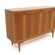 Scandinavian teak and oak sideboard, Möbelfabrik Örnen, Rydaholm, Sweden, 1960