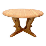 Vintage pine coffee table by Burchardt Nielsen, 1970s.