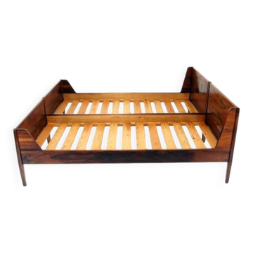 2 Retro Vintage Danish Double Twin Daybed Bed Frame Rosewood 60s 70s Teak