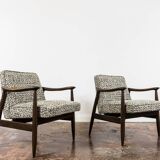 Vintage Armchairs by Juliusz Kędziorek, Poland, 1960s, Set of 2