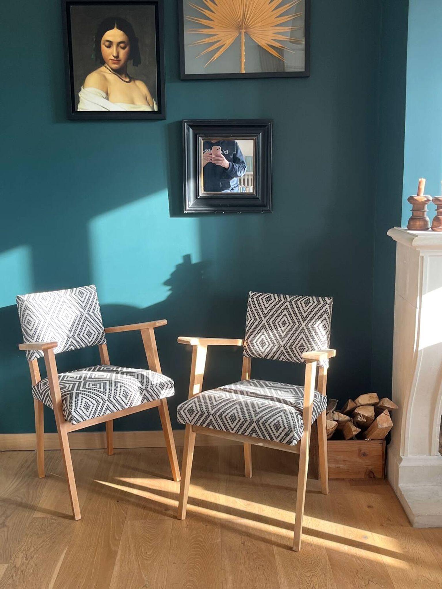 Pair of new Scandinavian armchairs