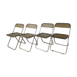 Set of Plia chairs by Giancarlo Piretti for Castelli