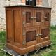 Storage unit, vintage icebox unit, wooden and zinc fridge unit, bar
