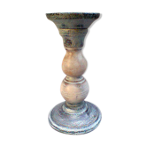 Wooden candlestick