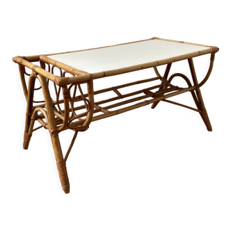Rattan coffee table