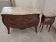 Commode plus table de chevet style louis xv
