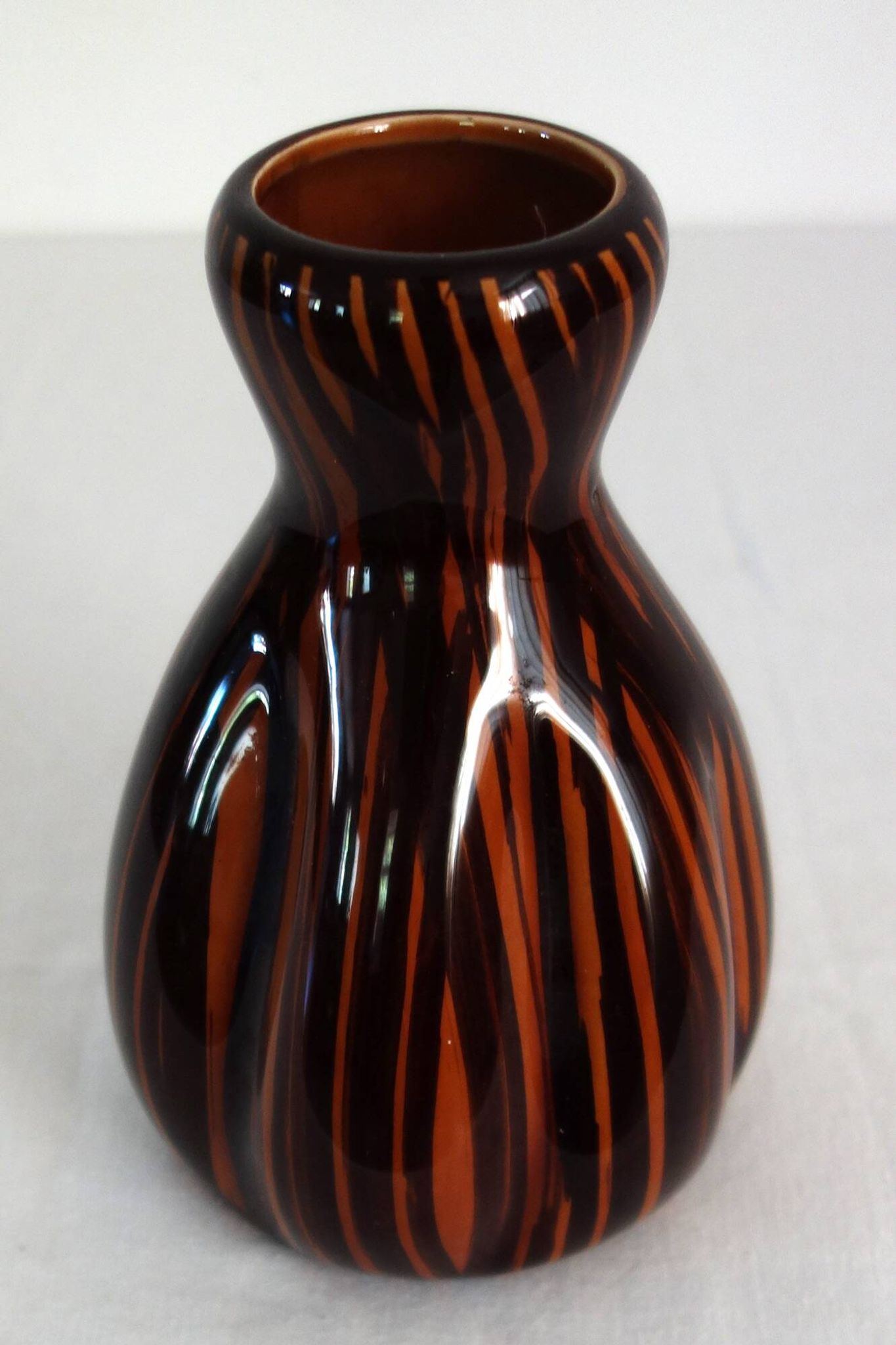 Vase Domino Sarreguemines années 50/60