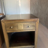 Teak bedside table