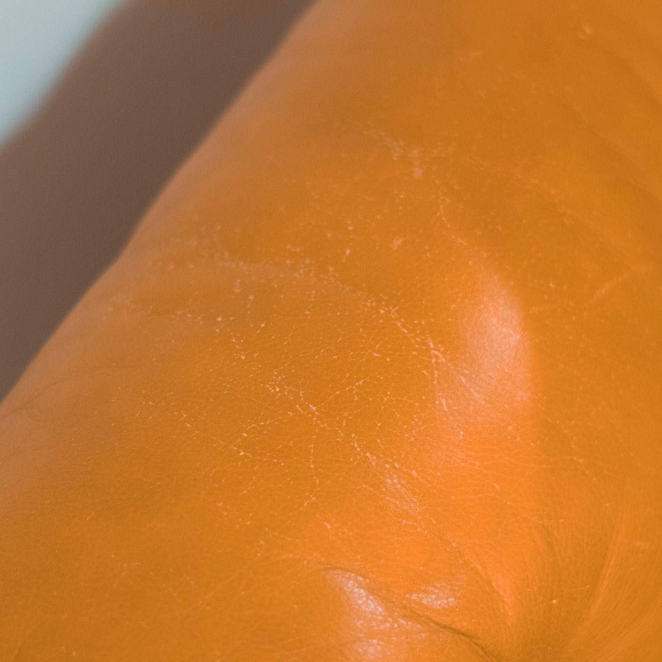 1970 Vintage Coronado Brown Leather Armchairs by Tobia Scarpa for C&B Italia