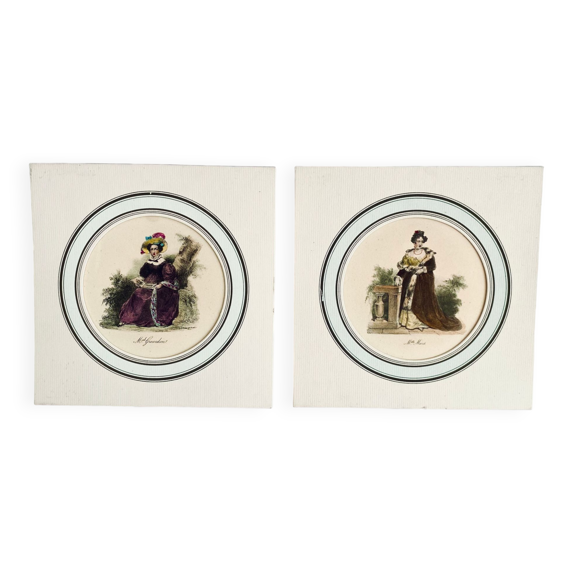 Duo engravings and mats