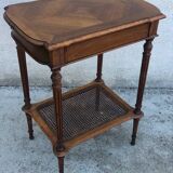 Old dressing table worker empty pocket table in walnut