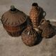 Set of 4 old demijohn carboys