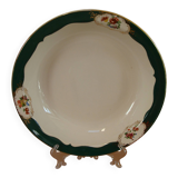 Plat creux "Champagne" Digoin Sarreguemines 40's