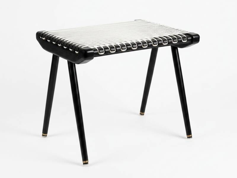 Stool, footrest, side table by Georges Tigien, vintage 1950.