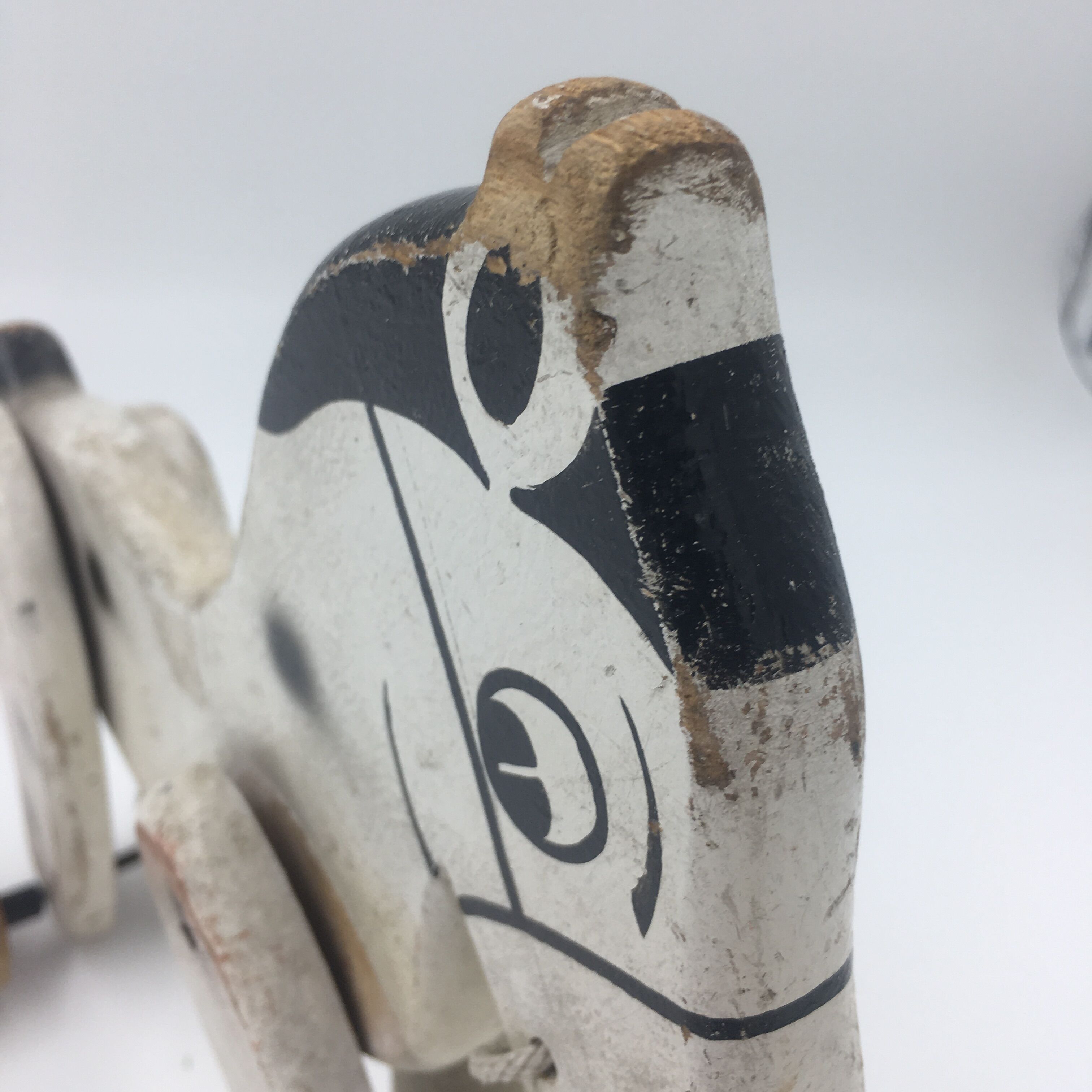 Wooden horse to pull