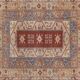 Vintage Turkish Oushak rug 210x230 cm
