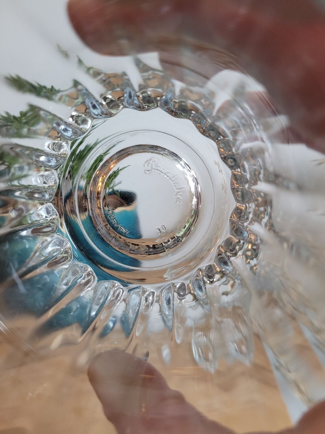 Set of two water glasses or whisky