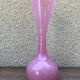 Former opaline rose col corolle vintage 70s vase