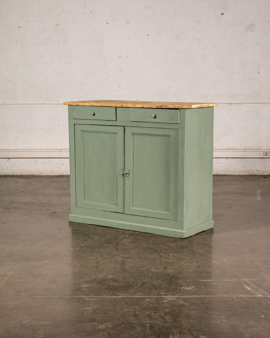 Almond green country buffet